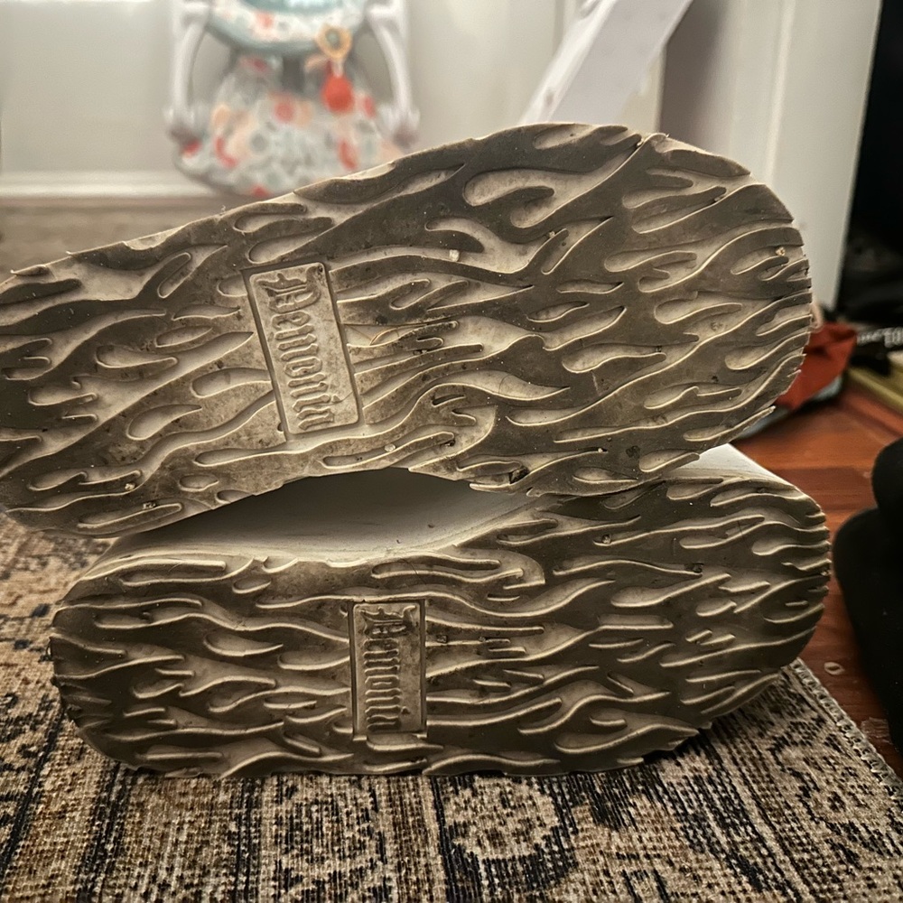 Demonia White Platform Boots - image 4